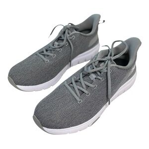 KURU Shoes Mens Size 10 Flex Via Gray Mesh Athletic Walking Comfort Sneakers